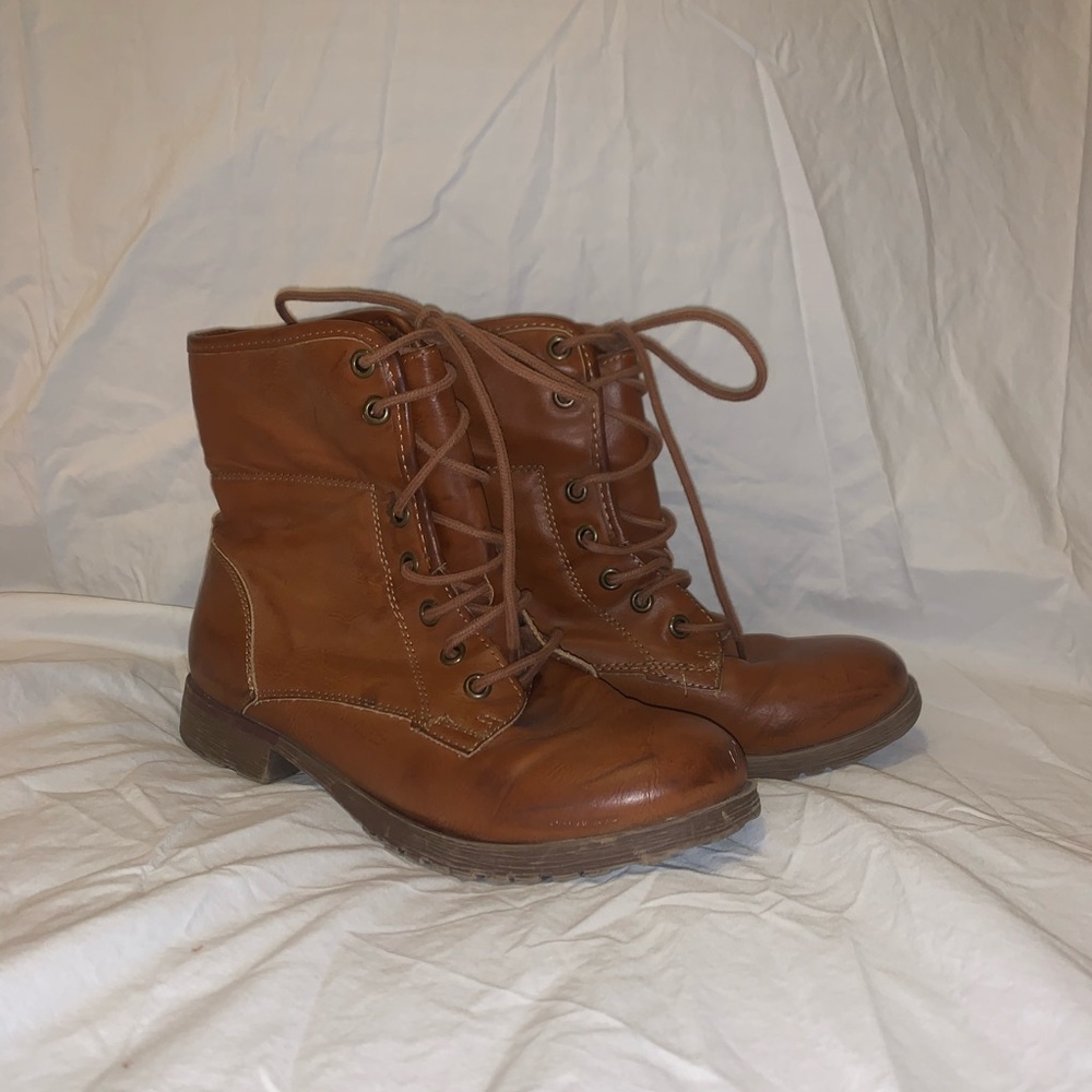 Lace up ankle boots